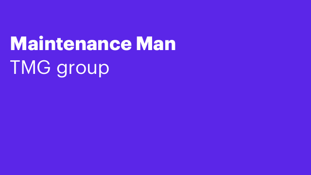 Maintenance Man