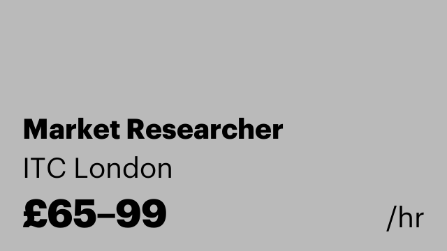 Market Researcher