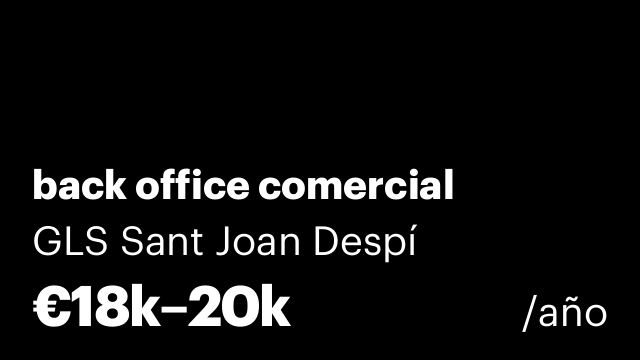 back office comercial