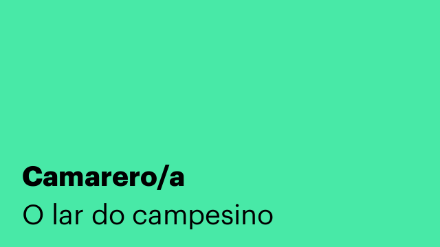 Camarero/a