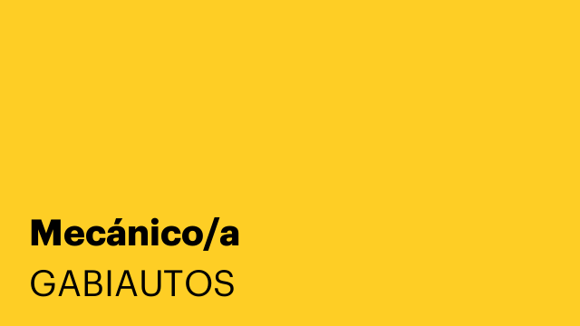 Mecánico/a