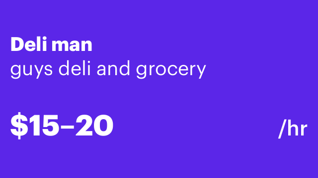 Deli man