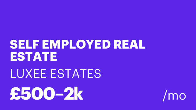 SELF EMPLOYED REAL ESTATE