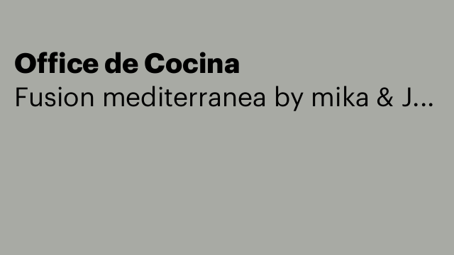 Office de Cocina