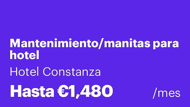 Mantenimiento/manitas para hotel