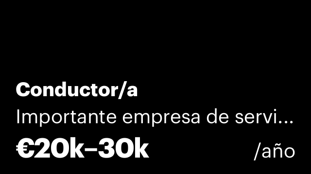 Conductor/a