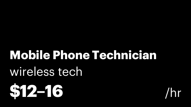 Mobile Phone Technician