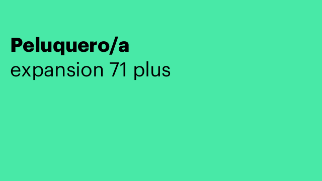 Peluquero/a