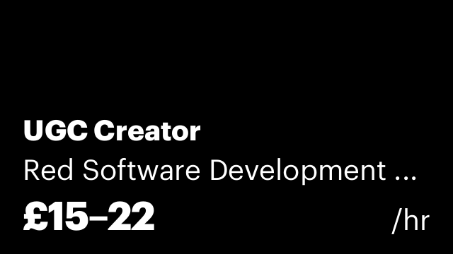 UGC Creator