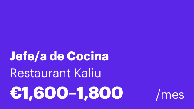 Jefe/a de Cocina
