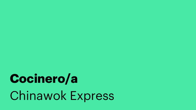 Cocinero/a