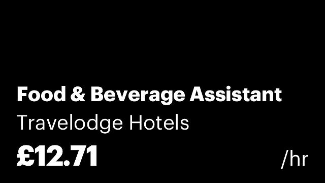 Food & Beverage Assistant