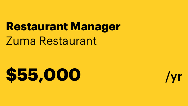 Restaurant Manager