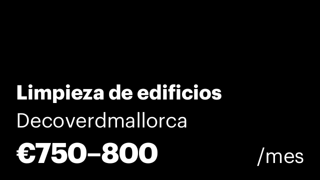 Limpieza de edificios