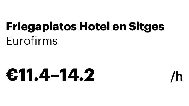 Friegaplatos Hotel en Sitges