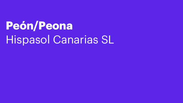 Peón/Peona