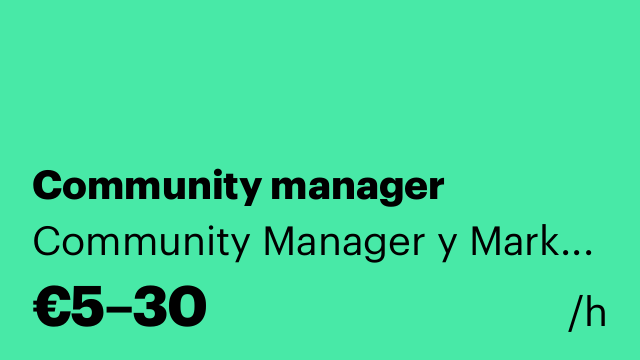 Community manager