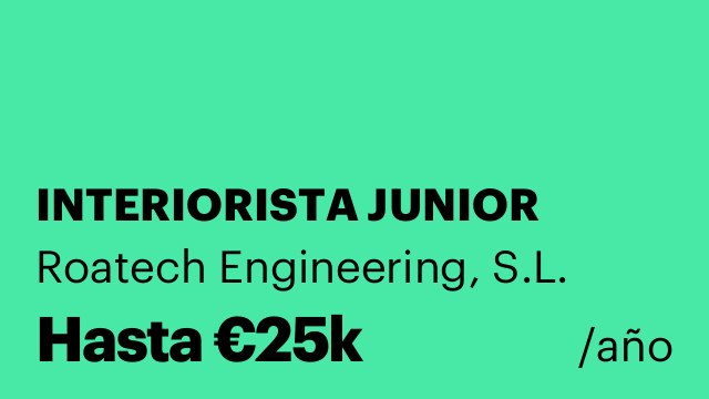 INTERIORISTA JUNIOR