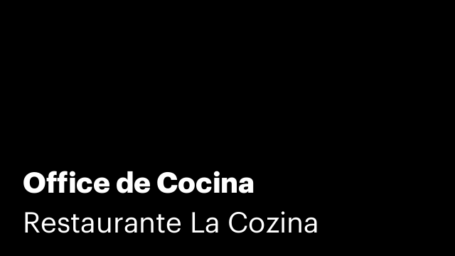 Office de Cocina