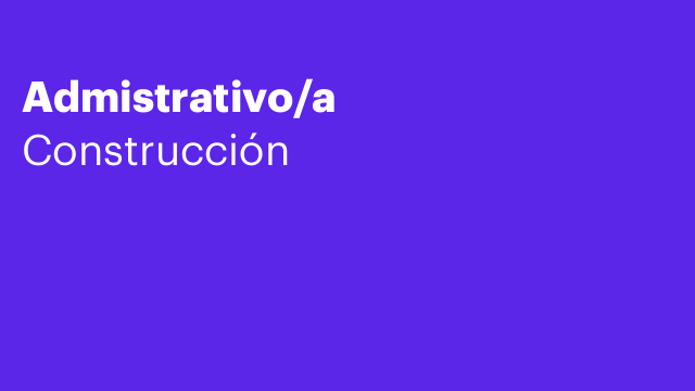 Admistrativo/a