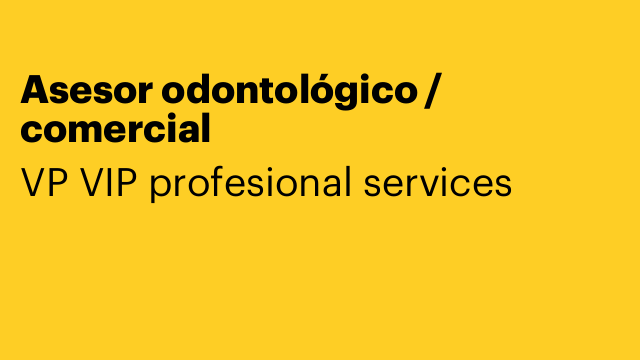 Asesor odontológico / comercial