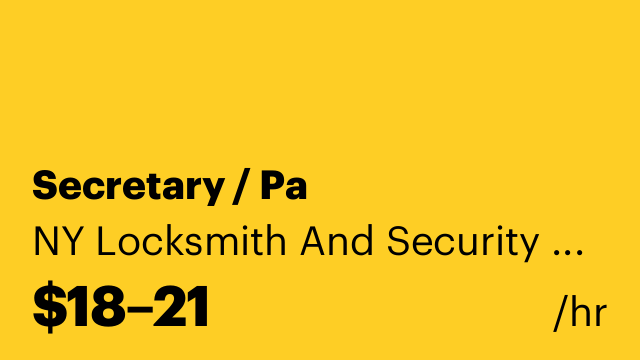 Secretary / Pa