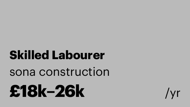 Skilled Labourer