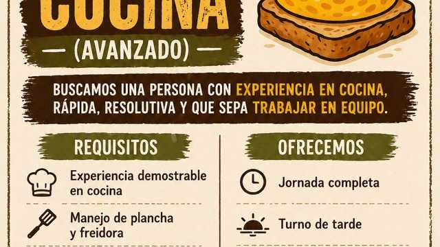 Ayudante/a de Cocina