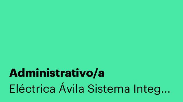 Administrativo/a