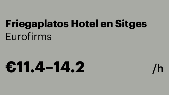 Friegaplatos Hotel en Sitges