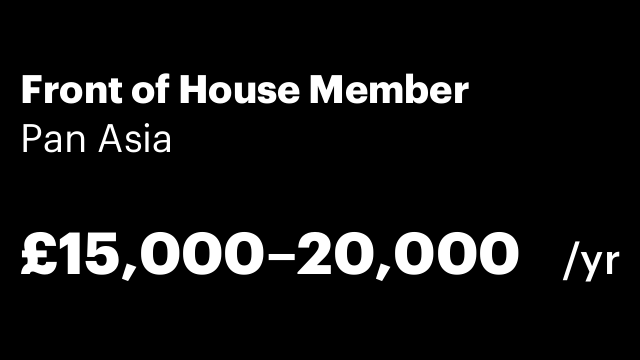 Front of House Member