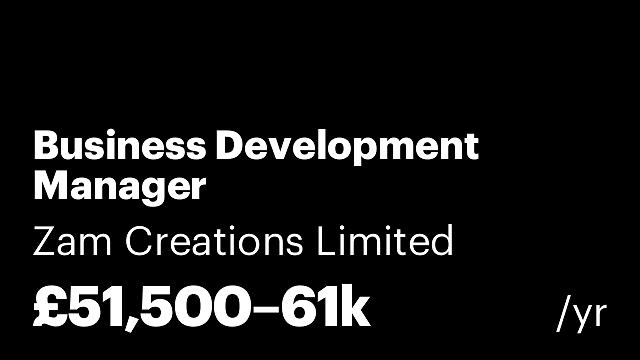 Business Development Manager