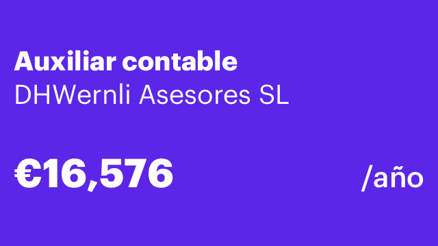 Auxiliar contable