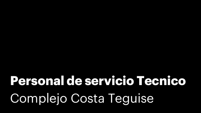 Personal de servicio Tecnico
