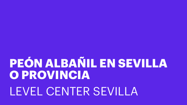 PEÓN ALBAÑIL EN SEVILLA O PROVINCIA