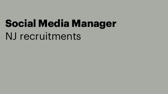 Social Media Manager