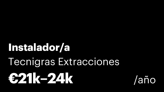 Instalador/a