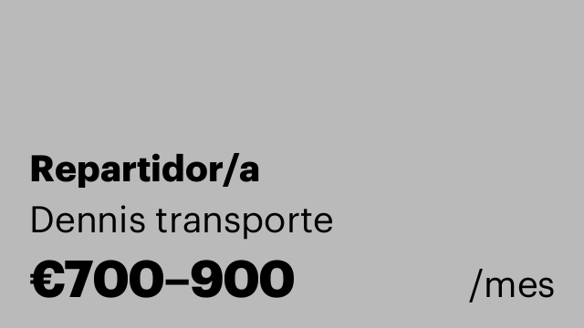 Repartidor/a