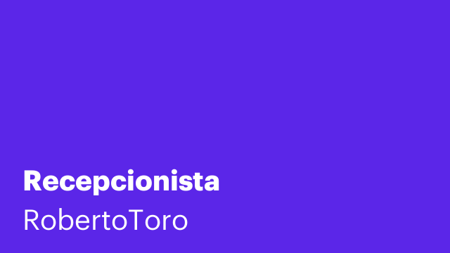 Recepcionista