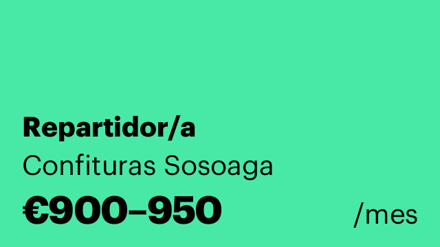 Repartidor/a