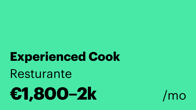 Experienced Cook