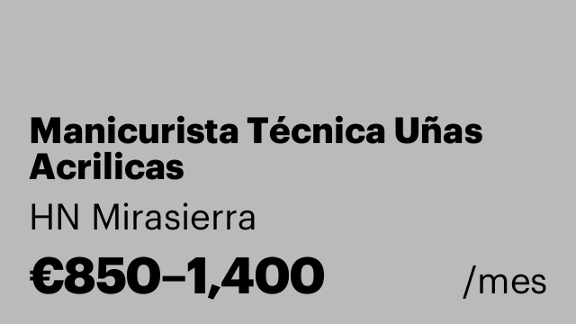 Manicurista Técnica Uñas Acrilicas