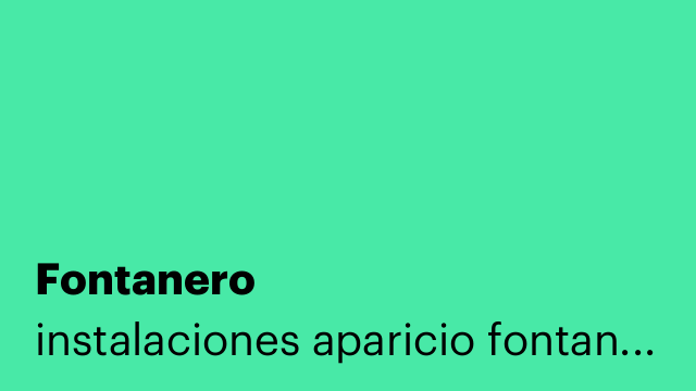 Fontanero