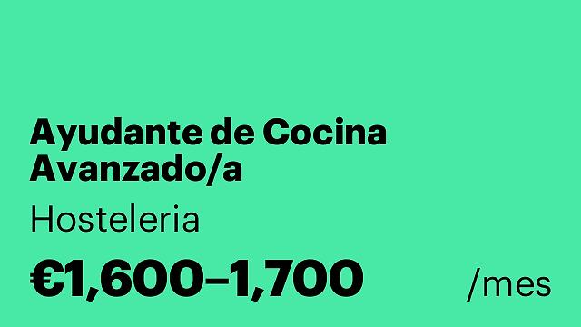 Ayudante de Cocina Avanzado/a