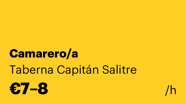 Camarero/a