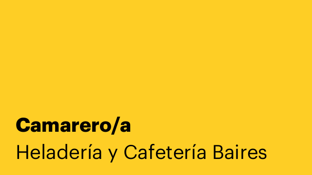 Camarero/a