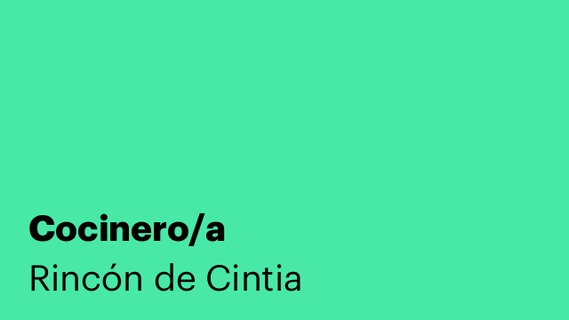 Cocinero/a