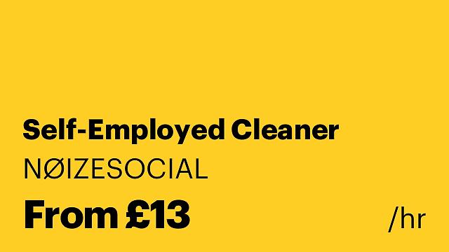 Self-Employed Cleaner