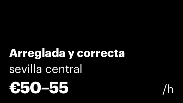 Arreglada y correcta