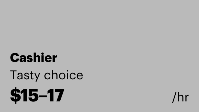 Cashier